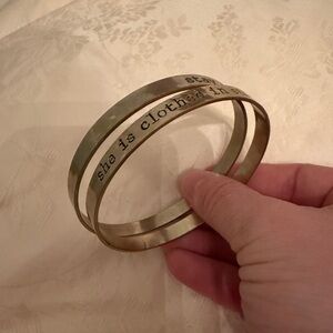 Gold Bangles Set of 2